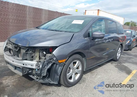 2019 Honda Odyssey Ex-L from USA, damaged, VIN 5FNRL6H7XKB013314